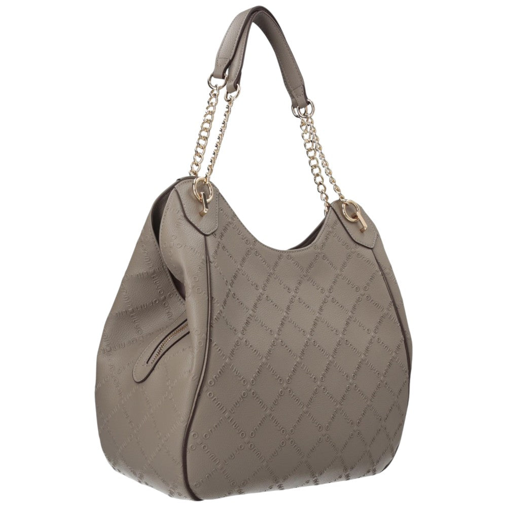 Liu Jo borsa satchel taupe grande AF5054E0538-71105 Borse Liu Jo