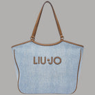Liu Jo borsa tote grande in denim AA6208T377A - Prodotti di Classe