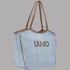 Liu Jo borsa tote grande in denim AA6208T377A - Prodotti di Classe