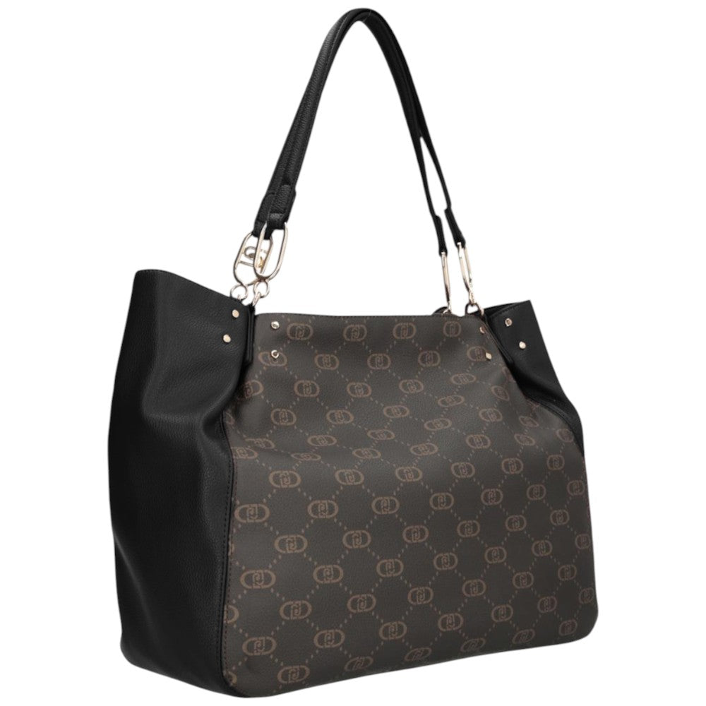 Liu Jo borsa tote nera media AF5112E0053-22222 Borse Liu Jo