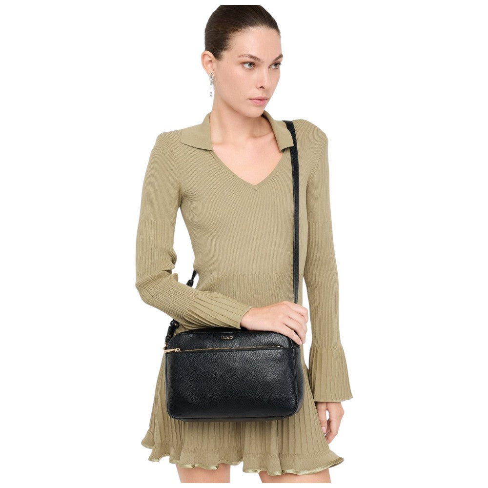 Liu Jo borsa tracolla nera camera case AF5204E0027-22222 Borse Liu Jo