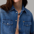 Liu Jo camicia denim stonewash, regular fit comodo eleganza casual - Prodotti di Classe