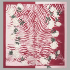 Liu Jo foulard lampone floro zebrato 120X120 2F5075T0300 - Prodotti di Classe