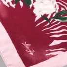 Liu Jo foulard lampone floro zebrato 120X120 2F5075T0300 - Prodotti di Classe