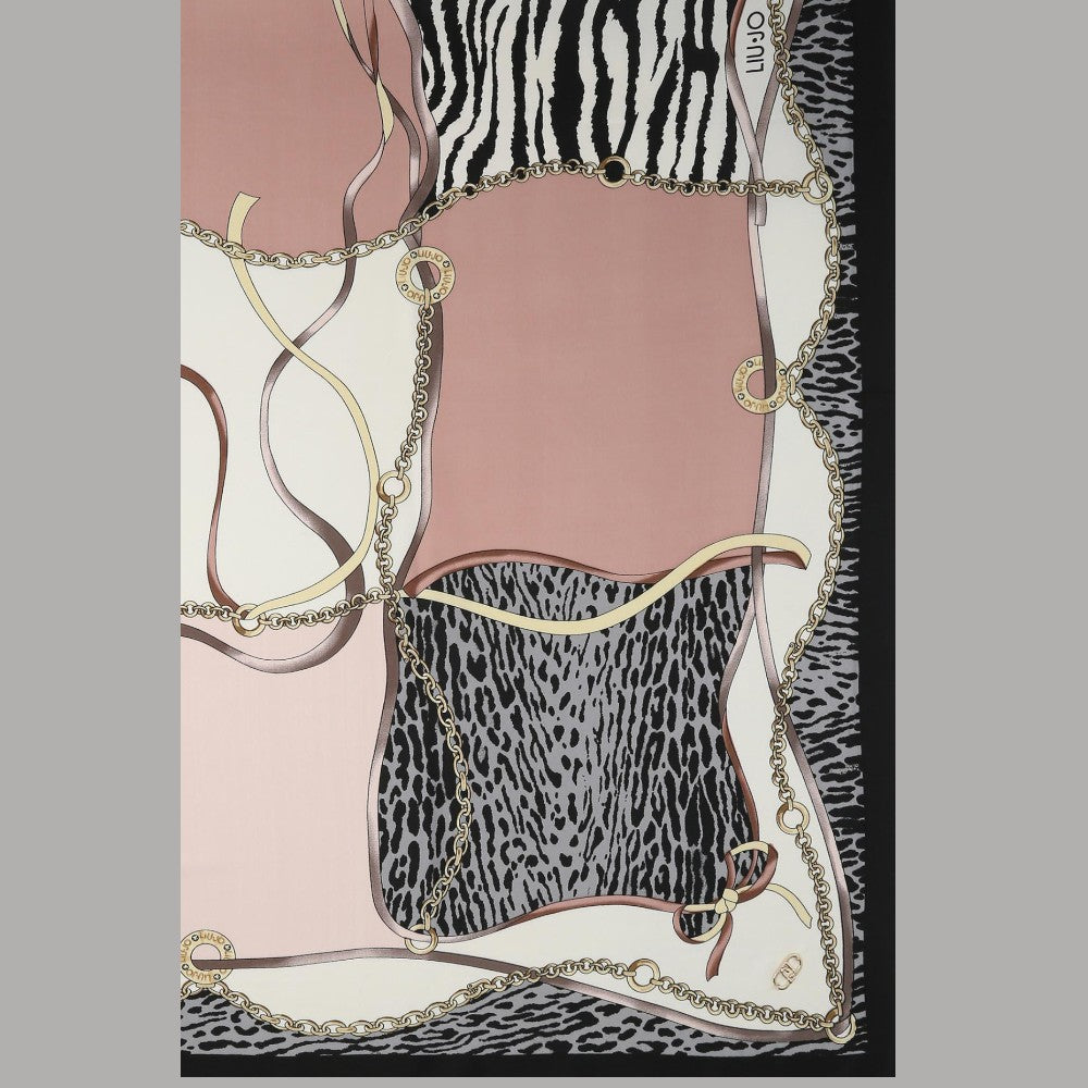 Liu Jo foulard nero 90X90 con scatola 2F5084T0300 - Prodotti di Classe