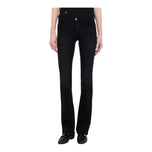 Jeans LIU JO bootcut nero con passanti e chiusura frontale a bottone