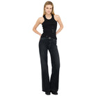 Liu Jo jeans flare nero con cintura GOOD UF5100D0264-8L451 Jeans Liu Jo
