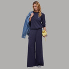 Liu Jo pantaloni flare in scuba TA6080JS869 - Prodotti di Classe