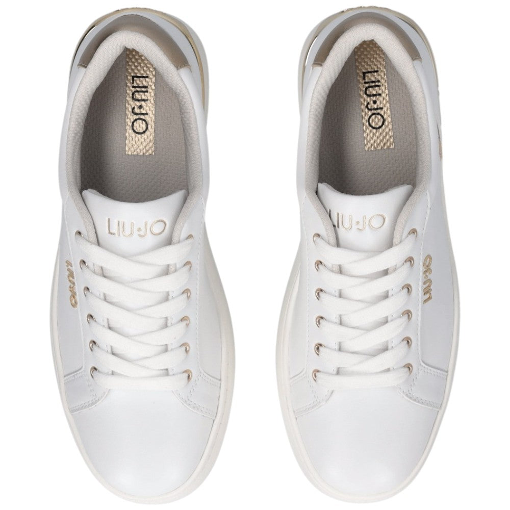 Liu Jo scarpe bianche oro sneakers platform PRETTY Sneakers Liu Jo