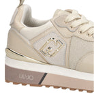 Liu Jo scarpe corda in pelle MAXI WONDER Sneakers Liu Jo