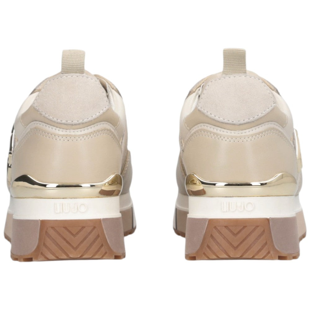 Liu Jo scarpe corda in pelle MAXI WONDER Sneakers Liu Jo