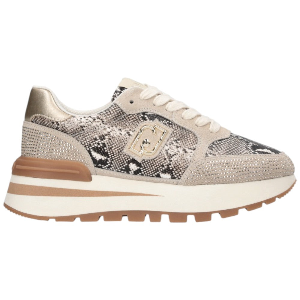 Liu Jo scarpe effetto pitone con strass AMAZING Sneakers Liu Jo