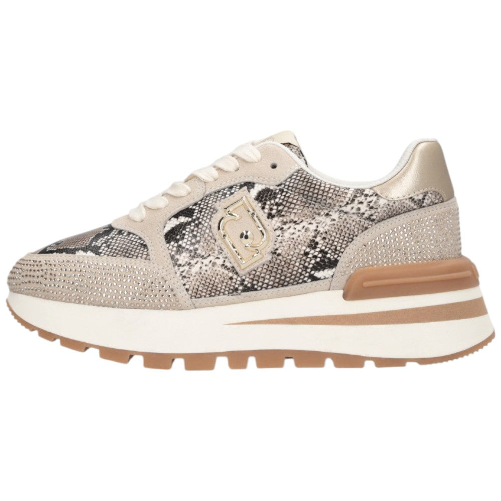 Liu Jo scarpe effetto pitone con strass AMAZING Sneakers Liu Jo