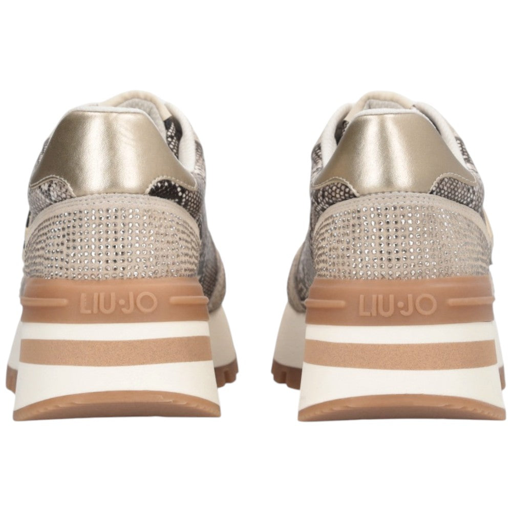 Liu Jo scarpe effetto pitone con strass AMAZING Sneakers Liu Jo
