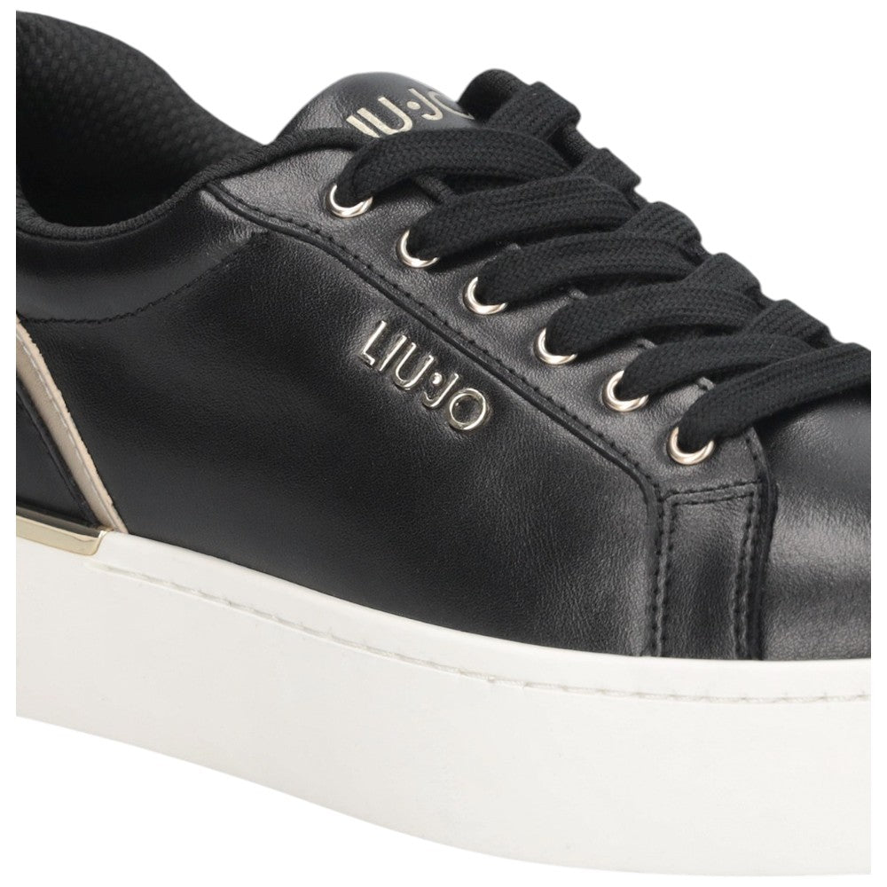 Liu Jo scarpe nere oro sneakers platform PRETTY Sneakers Liu Jo