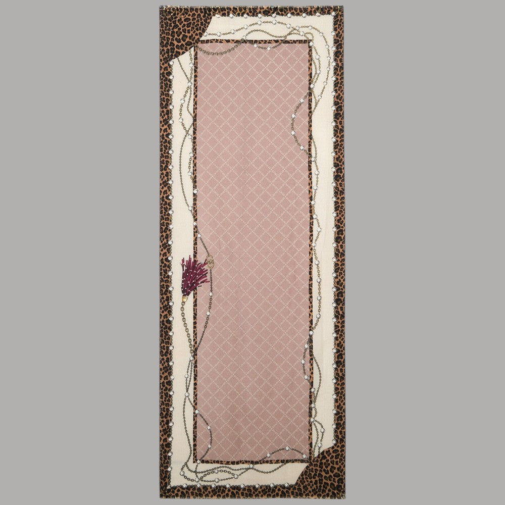 Liu Jo sciarpa beige animalier 70X180 2F5081T0300 - Prodotti di Classe