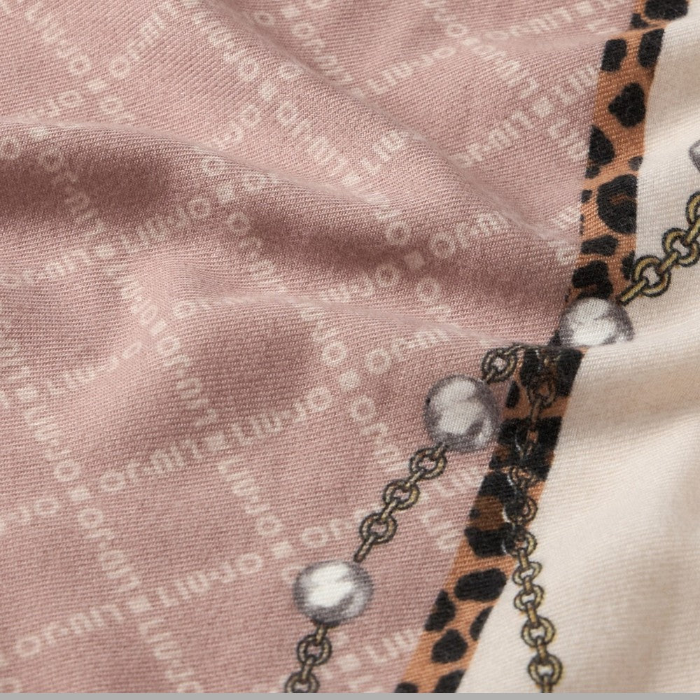 Liu Jo sciarpa beige animalier 70X180 2F5081T0300 - Prodotti di Classe