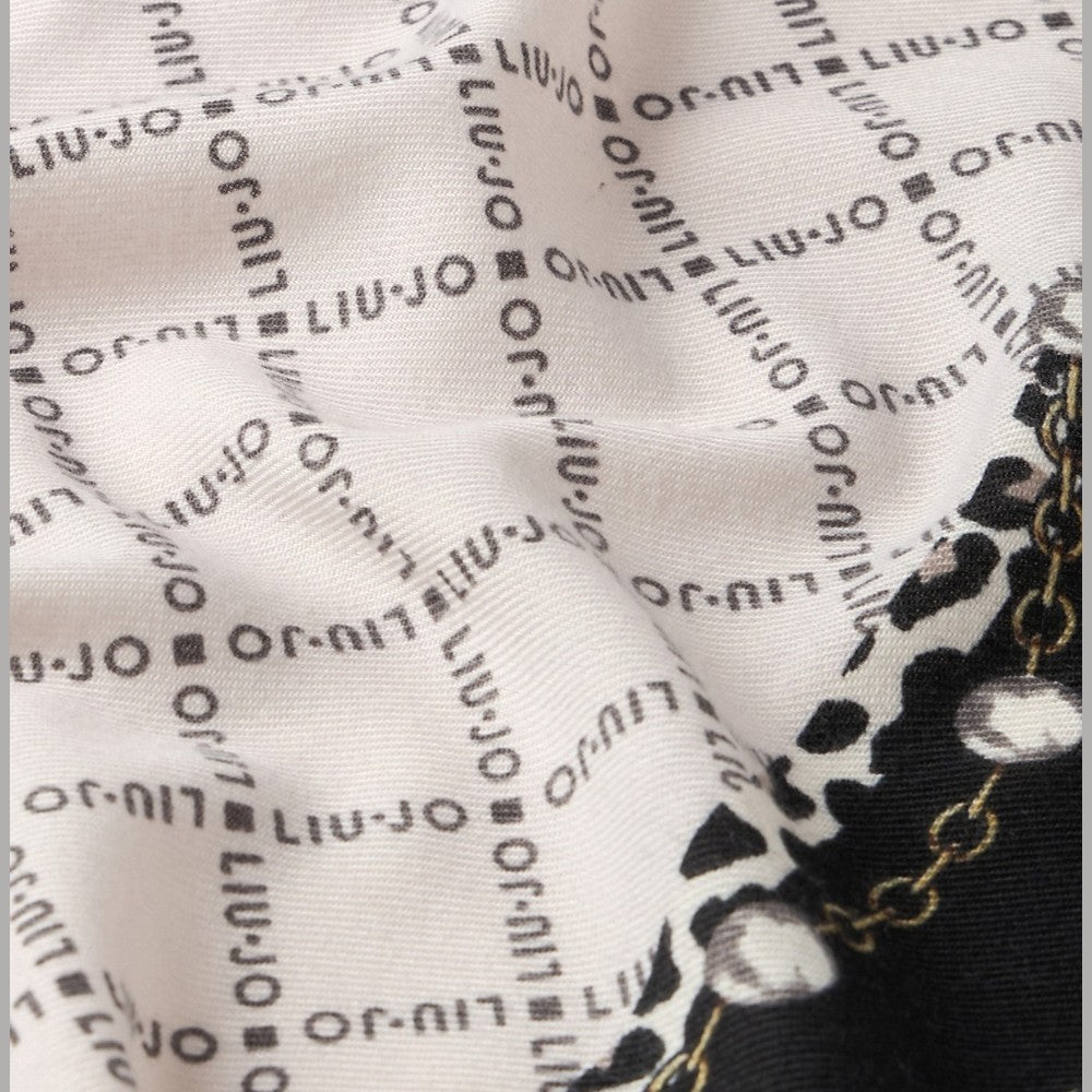 Liu Jo sciarpa nera animalier 70X180 2F5081T0300 - Prodotti di Classe