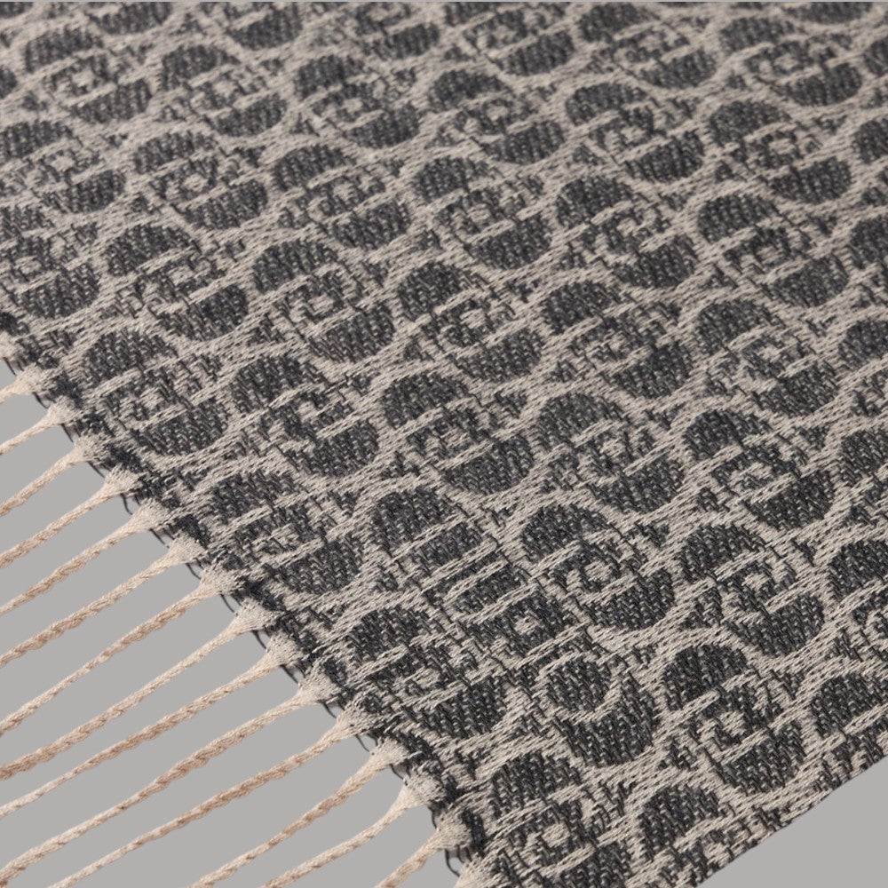 Liu Jo sciarpa nera con logo monognam 2F5018T0300 - Prodotti di Classe