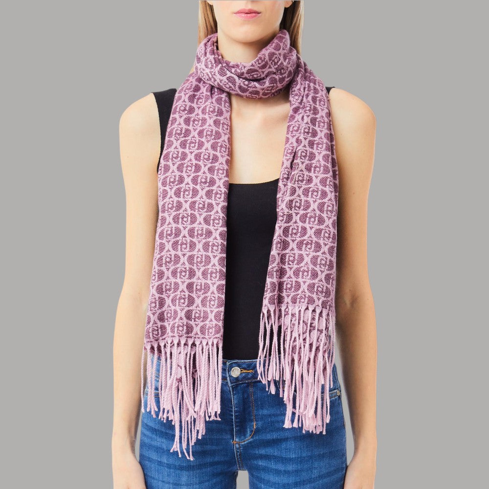 Liu Jo sciarpa rossa con logo monognam 2F5018T0300 - Prodotti di Classe