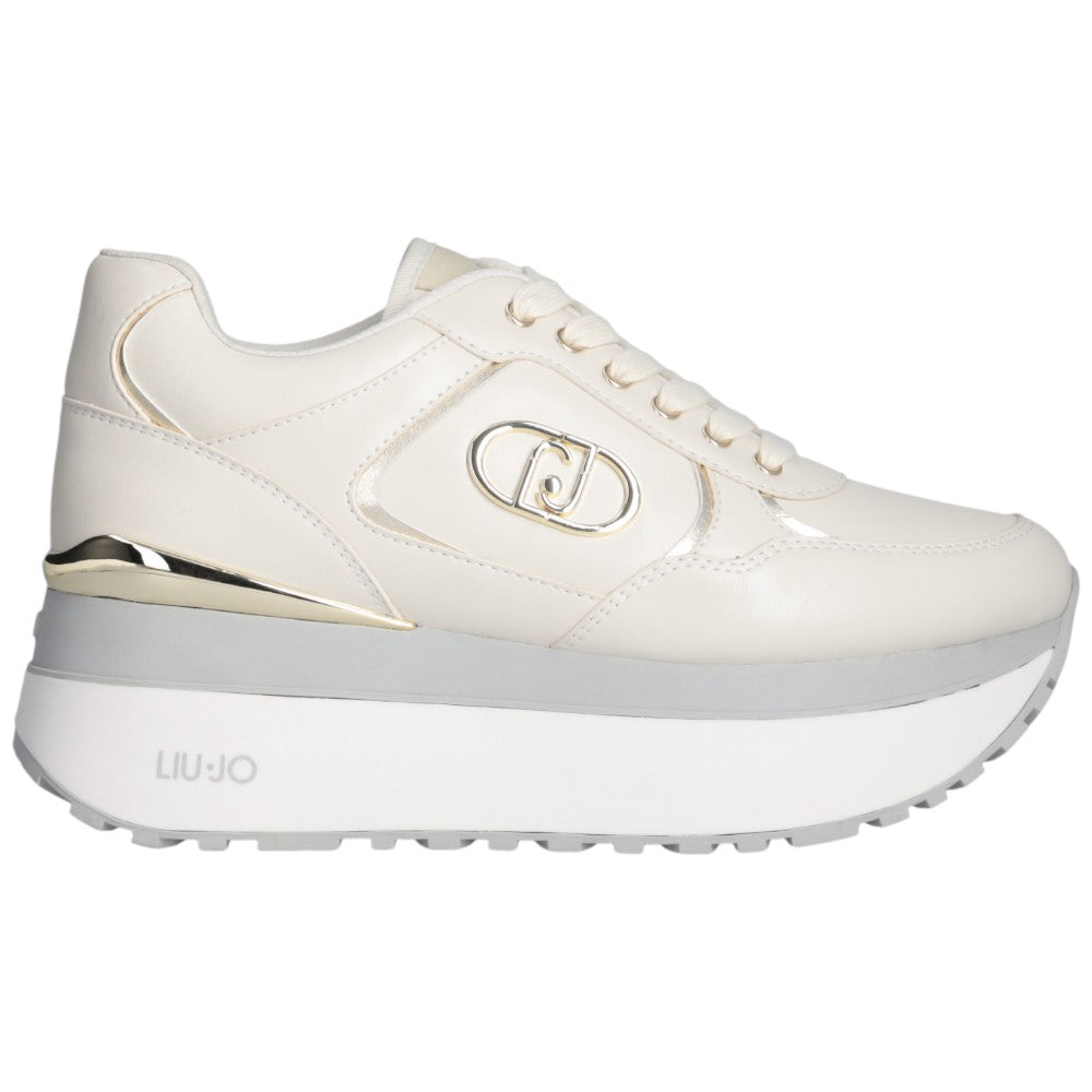 Liu Jo sneakers latte super platform MAXI WONDER PLUS Sneakers Liu Jo