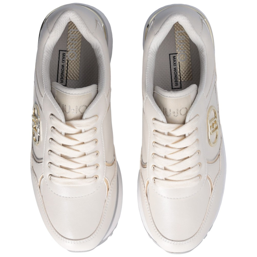 Liu Jo sneakers latte super platform MAXI WONDER PLUS Sneakers Liu Jo