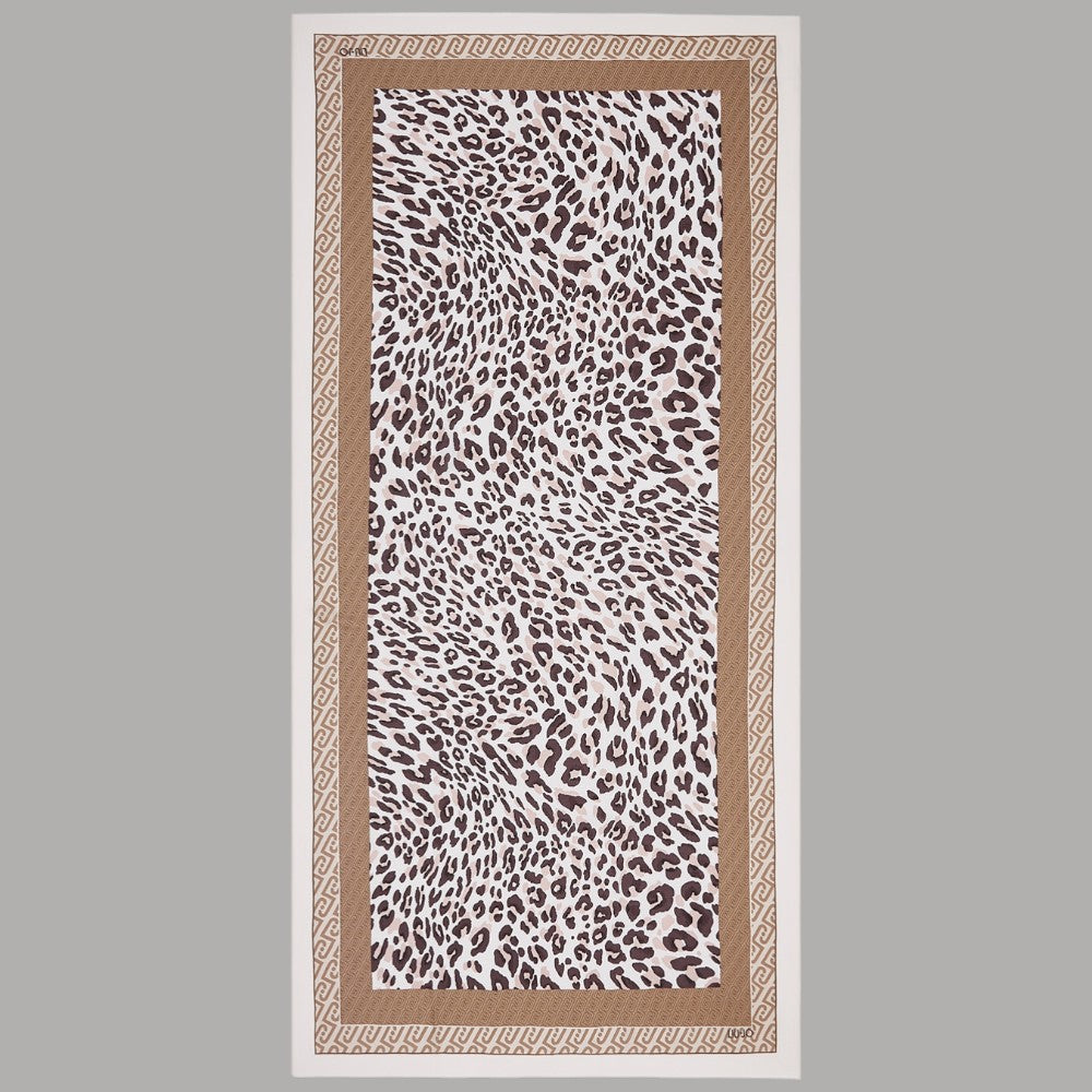 Liu Jo stola animalier modal 90x180 cm con logo elegante - Prodotti di Classe