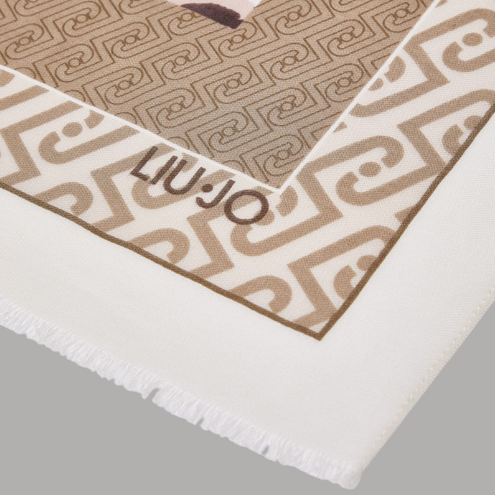 Liu Jo stola animalier modal 90x180 cm con logo elegante - Prodotti di Classe