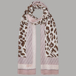 Liu Jo stola animalier modal 90x180 cm con logo elegante - Prodotti di Classe