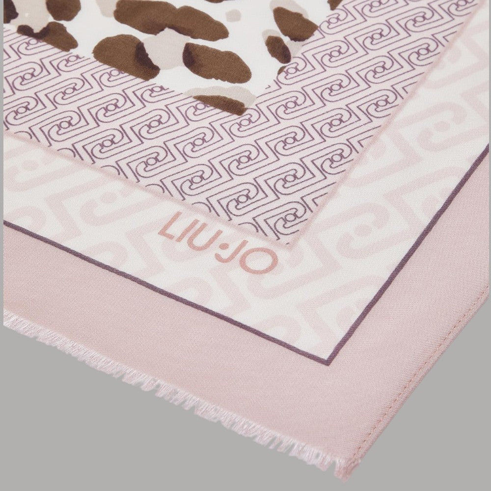 Liu Jo stola animalier modal 90x180 cm con logo elegante - Prodotti di Classe