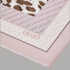 Liu Jo stola animalier modal 90x180 cm con logo elegante - Prodotti di Classe