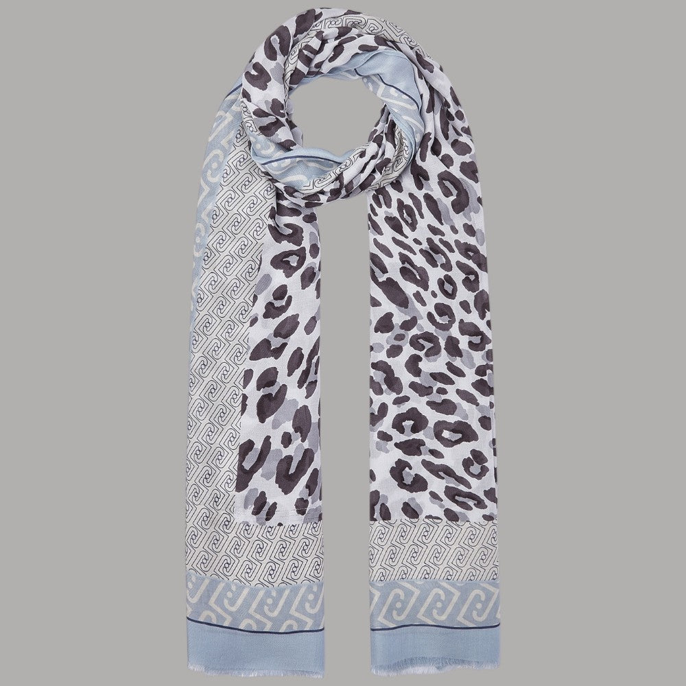 Liu Jo stola animalier modal 90x180 cm con logo elegante - Prodotti di Classe