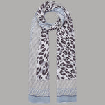 Liu Jo stola animalier modal 90x180 cm con logo elegante - Prodotti di Classe
