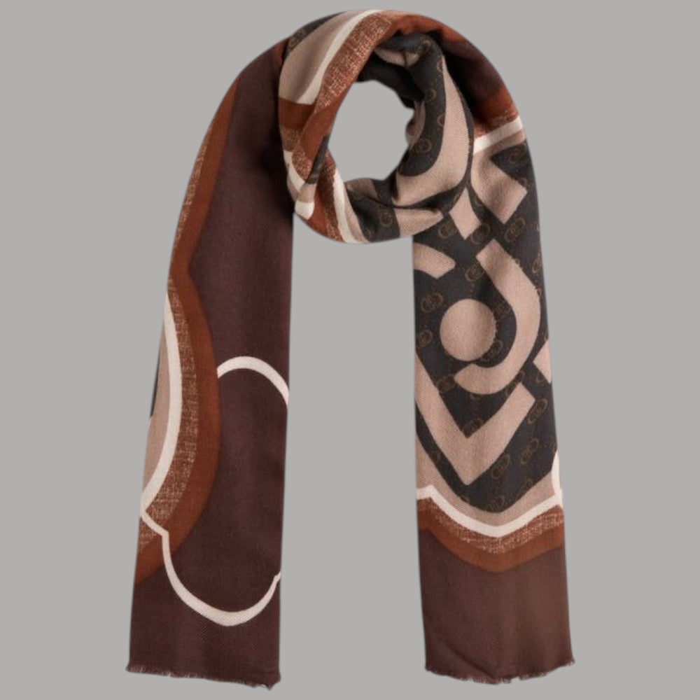 Liu Jo stola beige bordeaux 70X180 2F5082T0300 - Prodotti di Classe