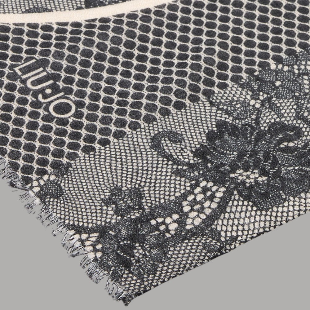 Liu Jo stola beige con pizzo 70X180 2F5068T0300 - Prodotti di Classe