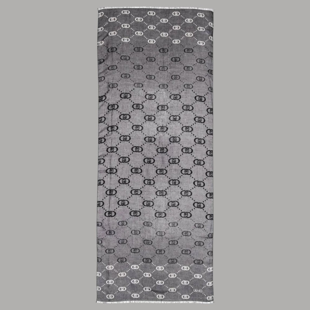 Liu Jo stola con logo 70x180 nero degrade 2F5080T0300 - Prodotti di Classe