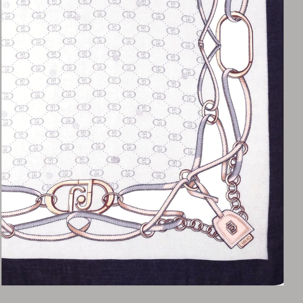 Liu Jo stola grigio 70X180 con logo 2F5079T0300 - Prodotti di Classe