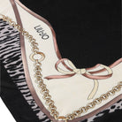 Liu Jo stola stampa ANIMALIER 120X120 2F5083T0300 Nero - Prodotti di Classe