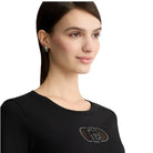 Liu Jo t-shirt nera TA5180JS923 M9308 T-shirt Liu Jo