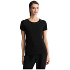 Liu Jo t-shirt nera girocollo con strass TA5214JS003 M9288 T-shirt Liu Jo