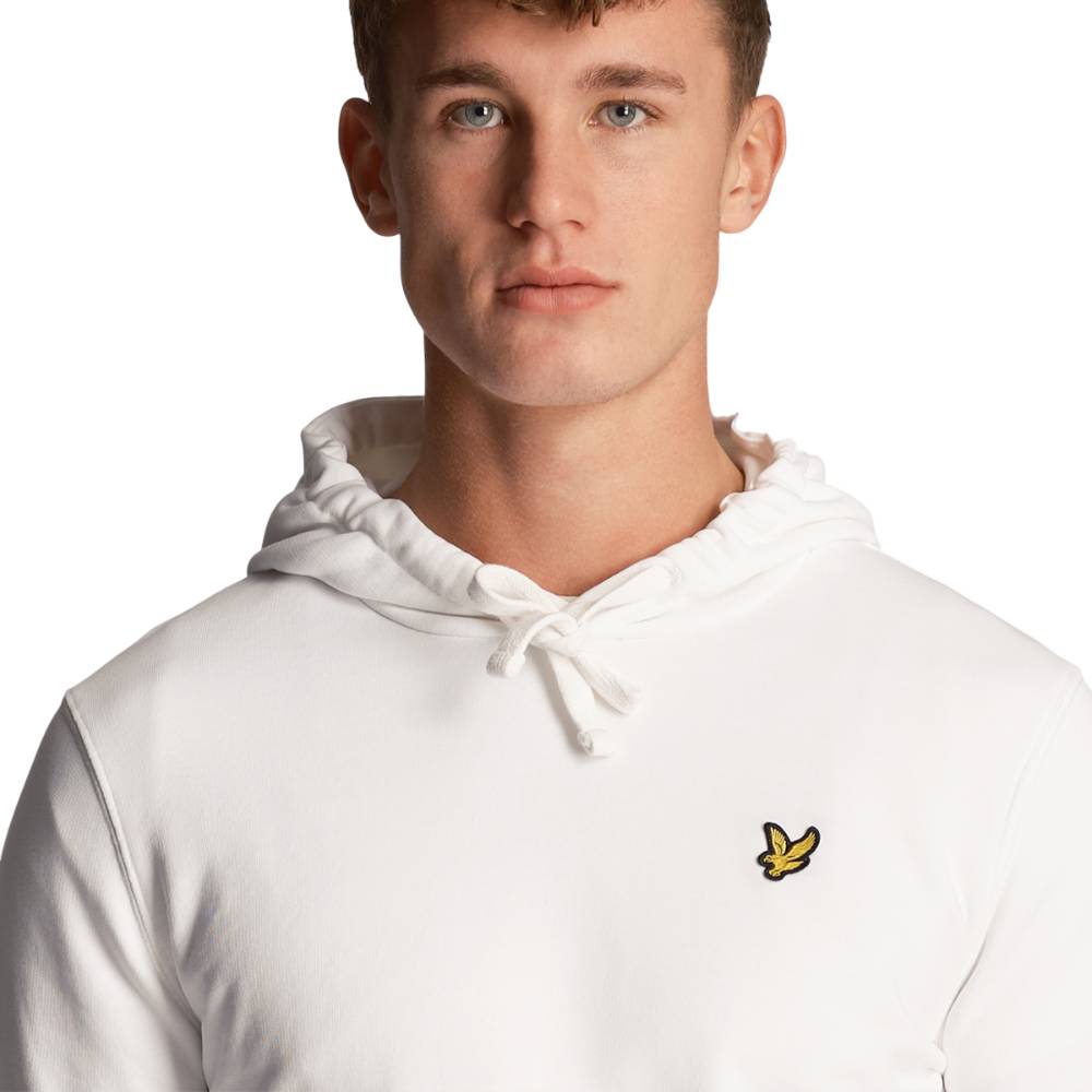 Lyle & Scott felpa bianca con cappuccio ML416VOG Felpe Lyle & Scott