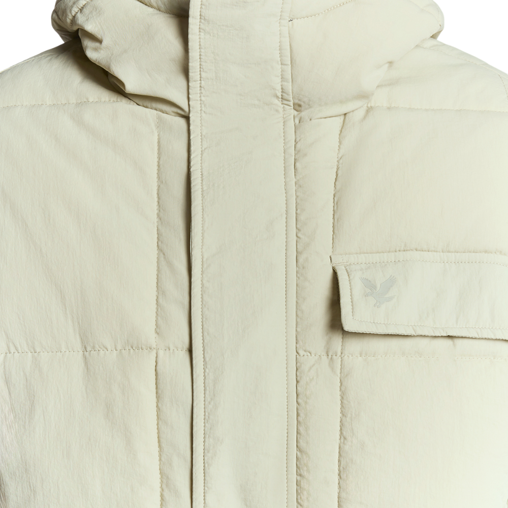 Lyle & Scott giacca reversibile beige nera JK2323V-X960 Giubbini Lyle & Scott