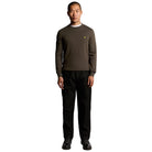 Lyle & Scott pullover merino cioccolata KN2110VC Maglieria Lyle & Scott