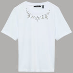 Vero moda t-shirt in cotone con applicazioni 10330329 - Prodotti di Classe