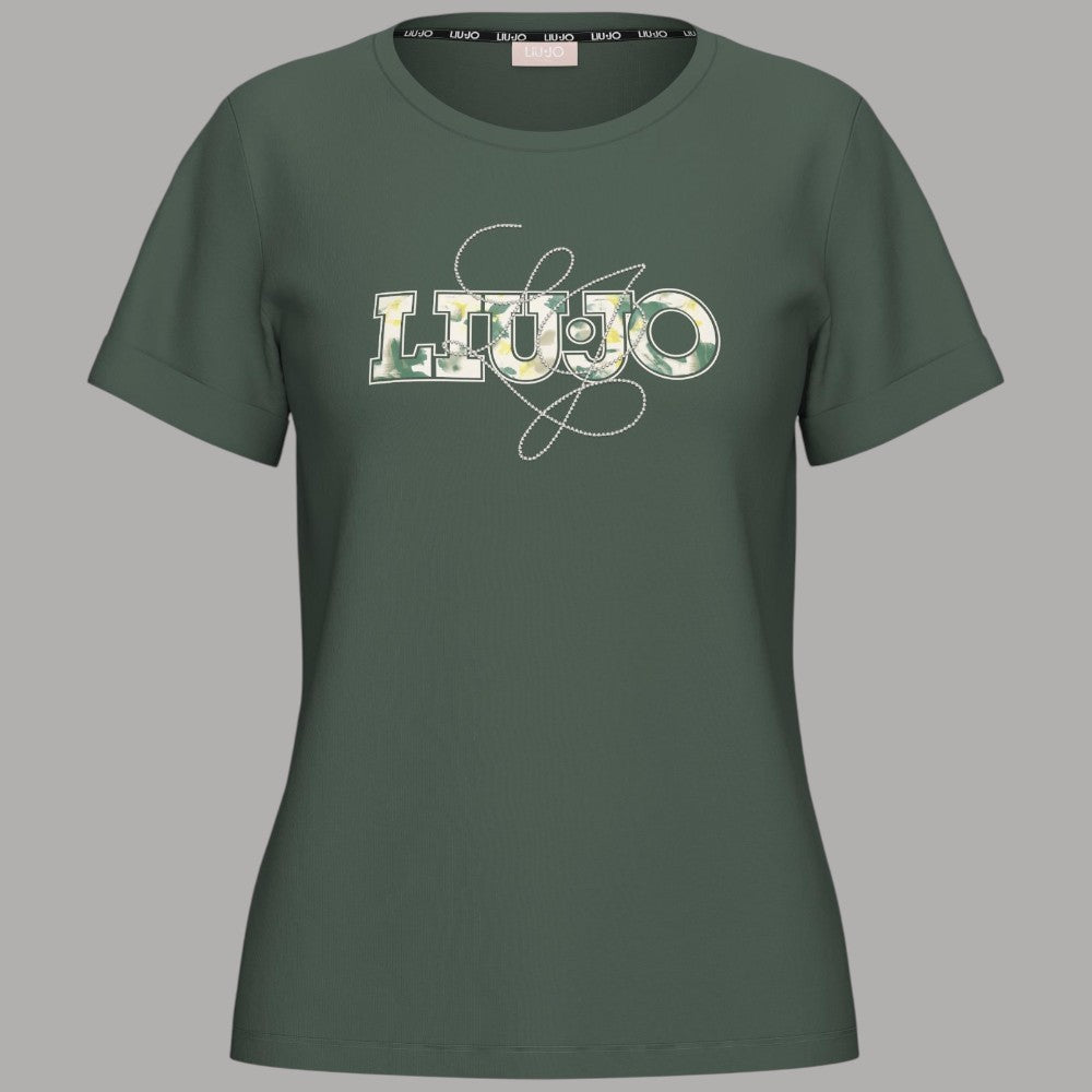 Liu Jo t-shirt con strass applicati TA6163JS003 - Prodotti di Classe