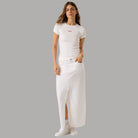 Maglietta a Coste T-Shirt Guess GJ Stella Ricamata Slim Fit - Prodotti di Classe