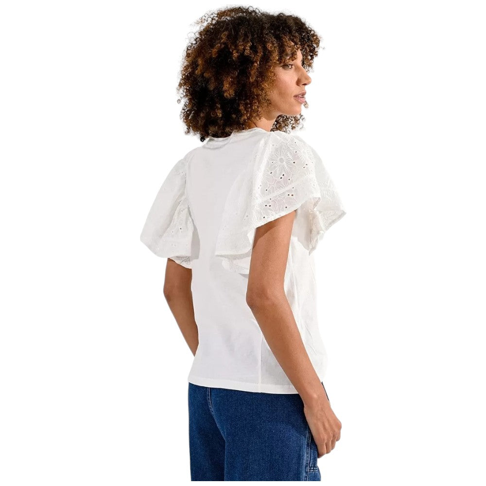 Molly Bracken maglietta pizzo bianca EF1541CE T-shirt Molly Bracken