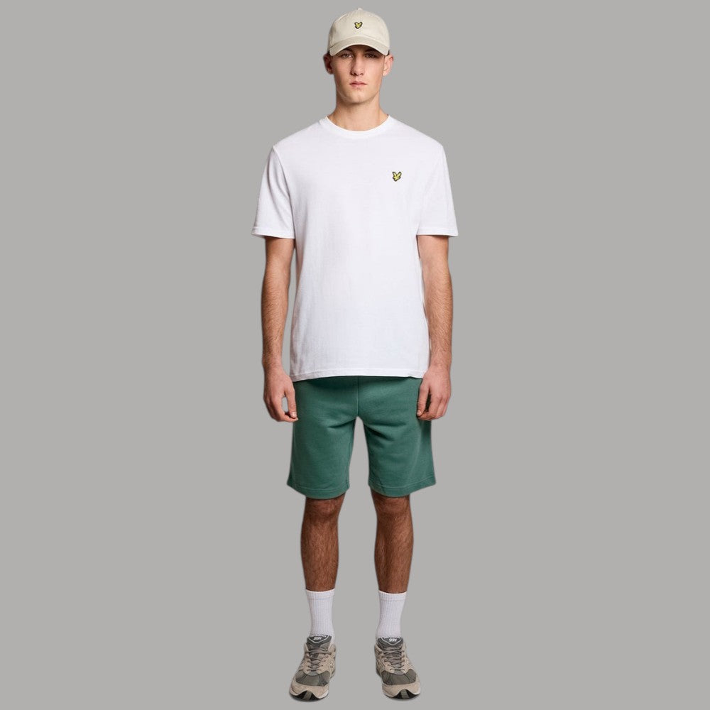 Pantaloncini Lyle & Scott Bermuda Cotone con Logo Aquila Iconico - Prodotti di Classe