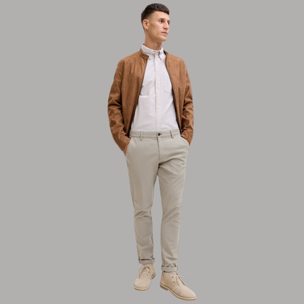 Pantaloni Chino Slim Fit Testurizzati Jack & Jones - Art.12206198 - Prodotti di Classe