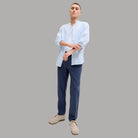 Pantaloni Chino in Lino Tapered Fit Jack Jones 12248604 - Prodotti di Classe